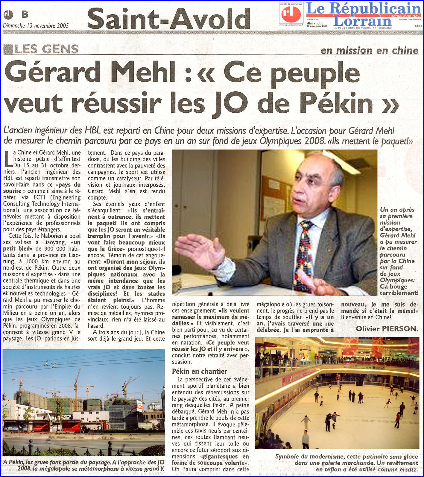 Article du Journal : Le Rpublicain Lorrain